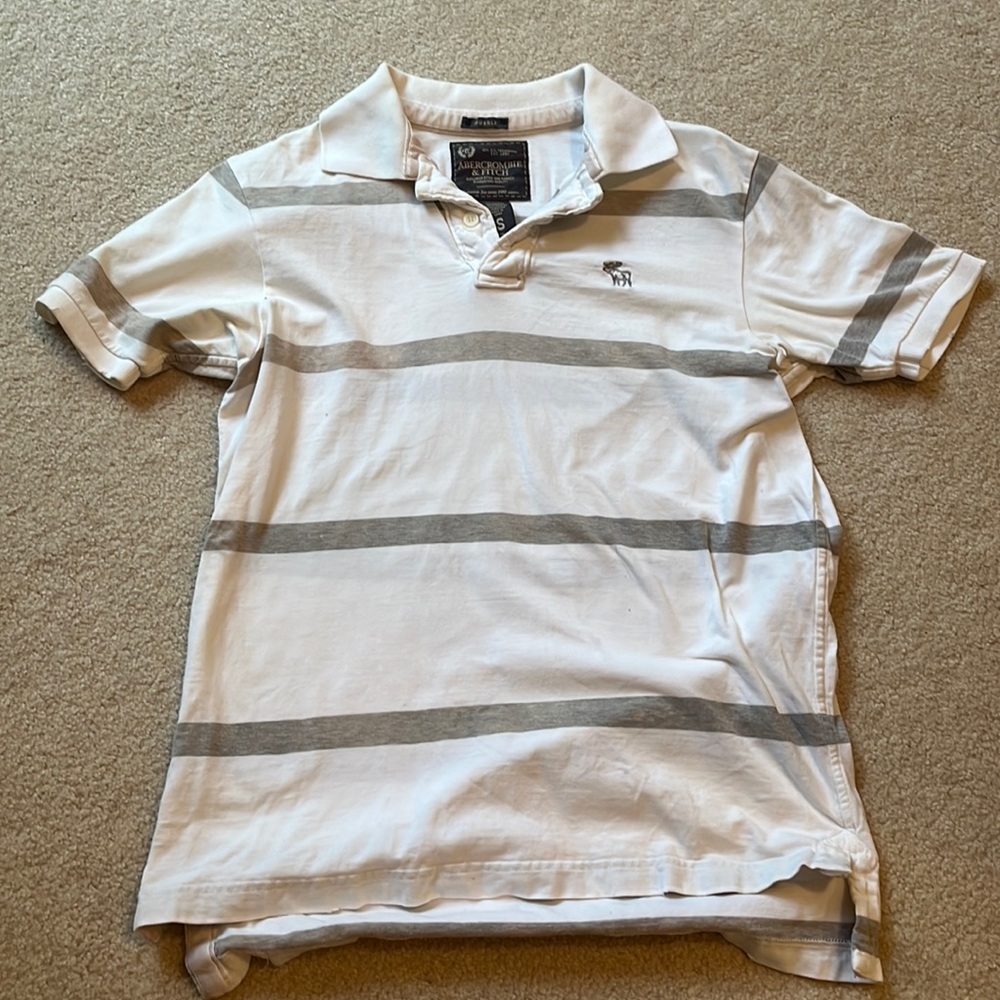 Men’s Abercrombie & Fitch Polo Shirt Size S Muscle Fit